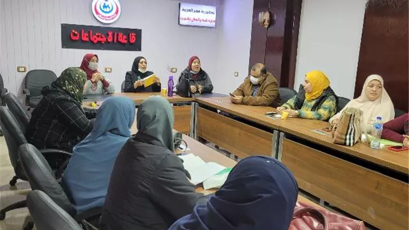 متابعة لتحسين الخدمات المقدمة للأم والطفل بالوحدات الصحية فى القليوببة