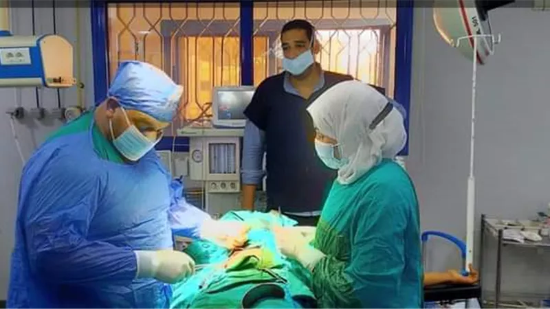 نجاح ٤ عمليات جراحية دقيقة بمستشفي مطروح العام