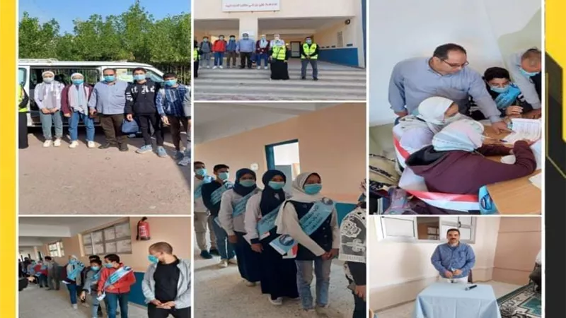 فوز مدرسة فاطمه الزهراء بالمركز الأول في مسابقة أوائل الطلبة بمدينة دهب