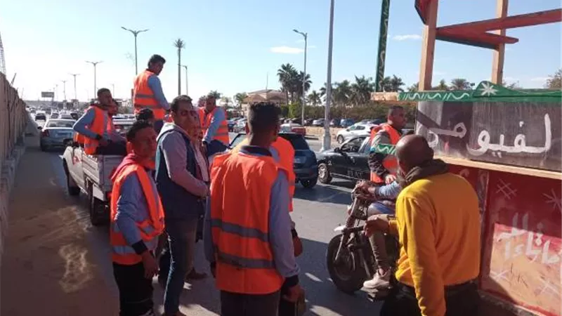 عادل النجار: جهاز 6 أكتوبر يشن حملة مكبرة على الإشغالات والنباشين.. بالصور