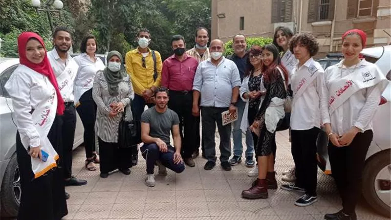 كلية التربية الفنية جامعة حلوان تنظم المهرجان التنشيطي للأسر الطلابية.. بالصور
