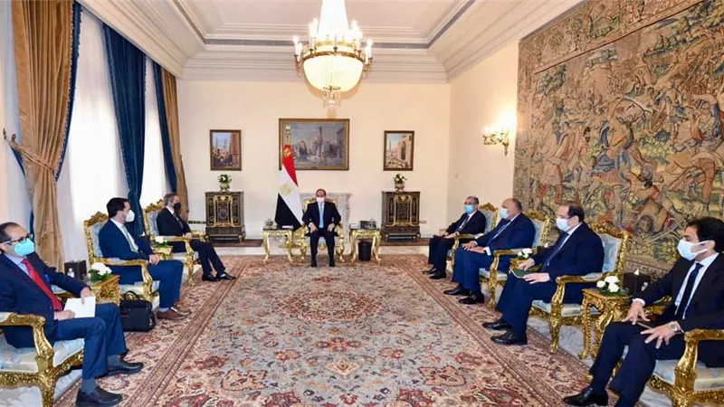 الرئيس السيسي يستقبل مدير عام الوكالة الدولية للطاقة الذرية
