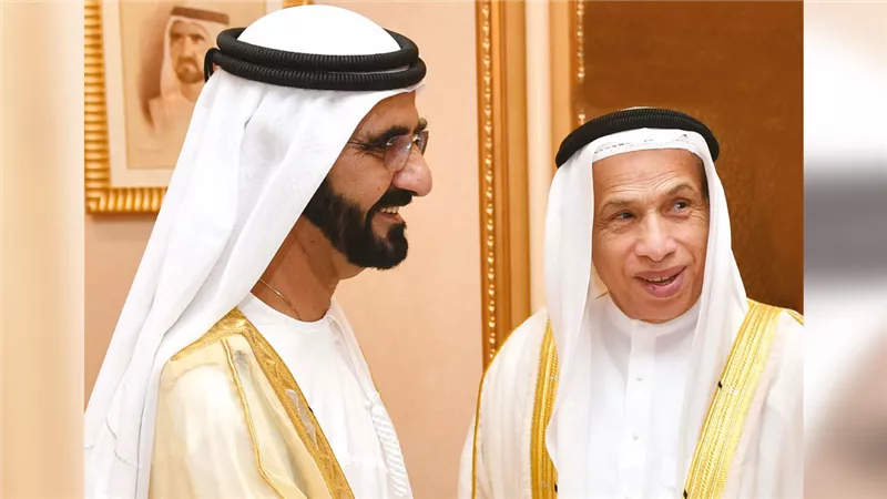 محمد بن راشد ينعي أحد أشهر رجال الأعمال في الإمارات