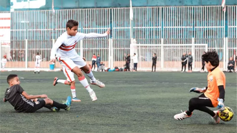 براعم الزمالك يواصلون الانتصارات في بطولة الجيزة