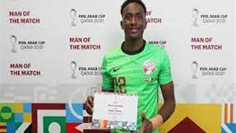 مشعل برشم رجل مباراة مصر وقطر فى كأس العرب