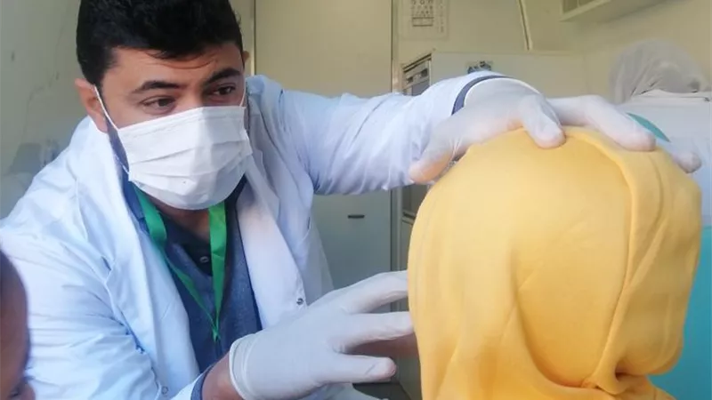 علاج ١٥٥٠ مواطنا بالمجان في قافلة طبية بدمياط