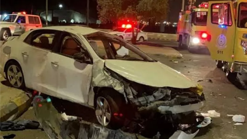 مصرع طبيب وإصابة زوجته بحادث مروع في الدقهلية