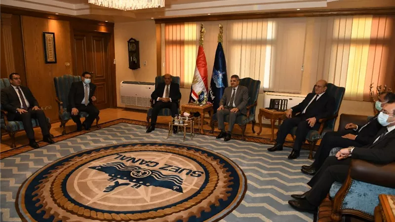 الفريق ربيع يستقبل وفد مجلس الدولة برئاسة المستشار محمد حسام الدين ..صور