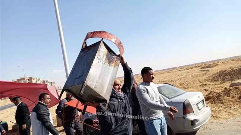 جهاز العاشر من رمضان يشن حملة مكبرة على مناطق مختلفة بالمدينة صناعية وسكنية