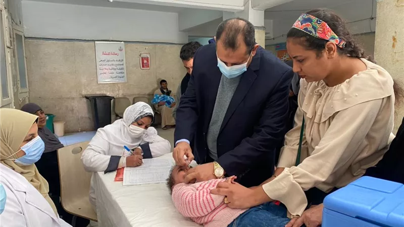 محافظ أسيوط: انطلاق الحملة القومية للتطعيم ضد شلل الأطفال اليوم بكافة مراكز ومدن المحافظة