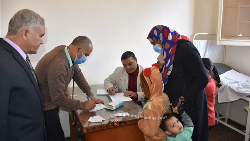 جامعة السادات تنظم قافلة طبية بقرية سنتريس مركز أشمون بالمنوفية