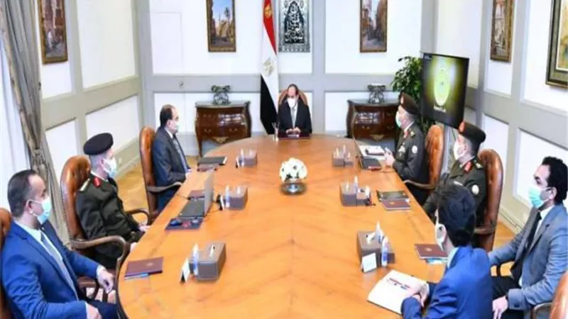 الرئيس السيسى يتابع موقف ترميم وتجديد مقامات وأضرحة آل البيت
