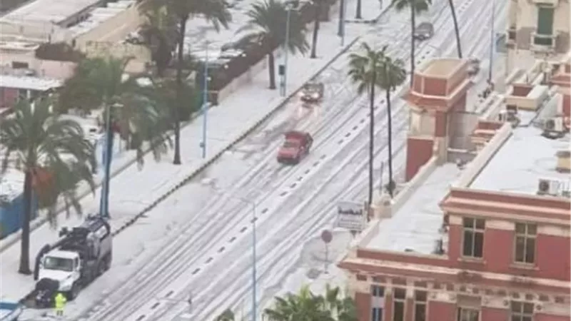 ثلوج الاسكندرية .. هل تصل القاهرة ؟؟ الارصاد تحسمها