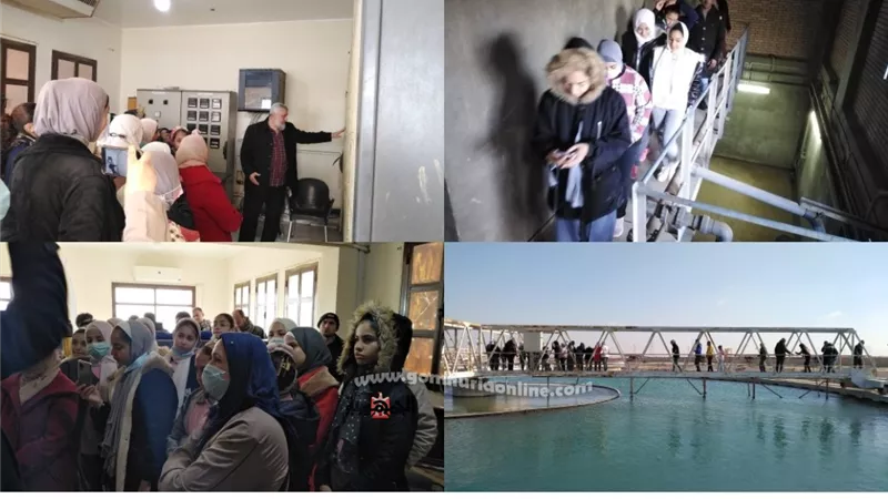لنشر ثقافة الوعى المائي والبيئي لطلاب المدارس.. الفتح التعليمية فى زيارة ميدانية لمحطة 