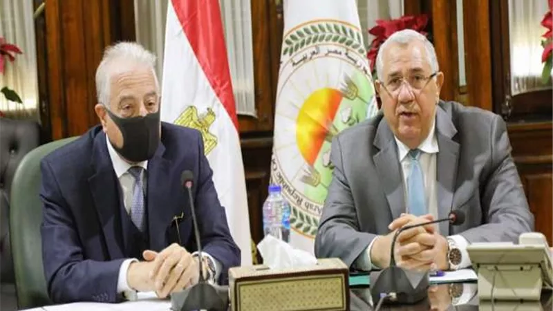 فودة والقصير يبحثان دفع عجلة التنمية الزراعية في جنوب سيناء
