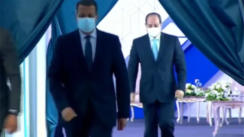 الرئيس السيسى يصل مقر حفل افتتاح المشروعات القومية الجديدة في محافظات الصعيد