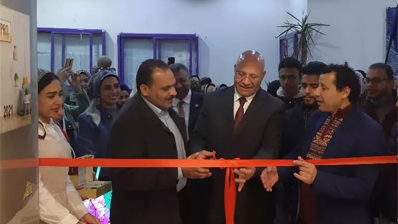 سوسه: جامعة بنها حريصة على تنمية مهارات الطلاب وتبنى ما يقدمونه من ابداع