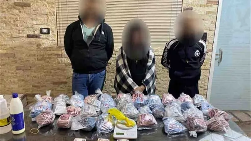 ضبط عصابة تصنيع المواد المخدرة في السلام