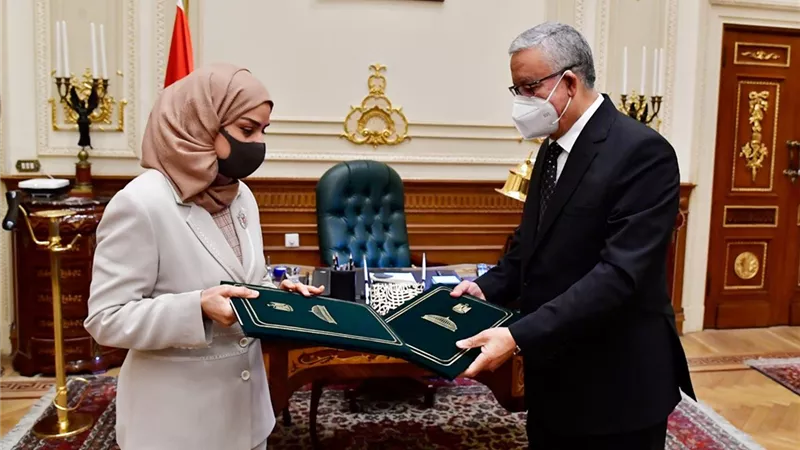 جبالى يستقبل رئيسة مجلس النواب البحريني..صور