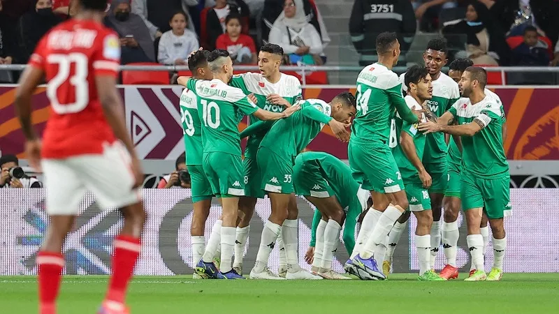 السوبر الأفريقى.. الرجاء يتقدم على الأهلى بالهدف الاول
