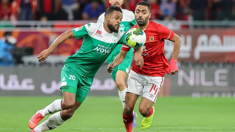 السوبر الأفريقى.. الاهلى متأخرًا فى الشوط الأول بهدف أمام الرجاء