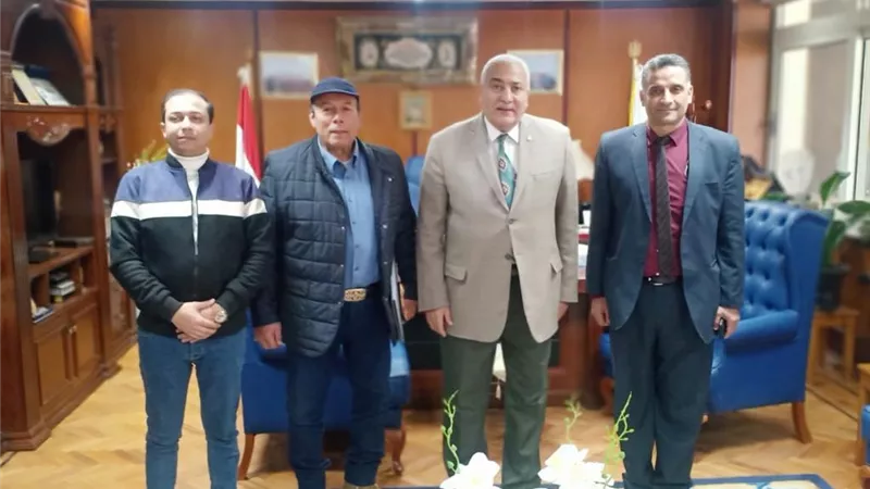 الفنان أحمد ماهر فى ضيافة جامعة السادات