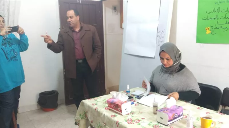 الدوره التدريبيه الأولى حول تنميه المهارات الإعلامية لرائدات الأندية النسائية بمطروح