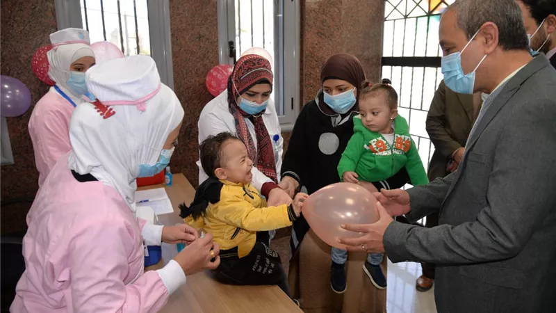 مد حملة التطعيم ضد شلل الأطفال بالإسماعيلية