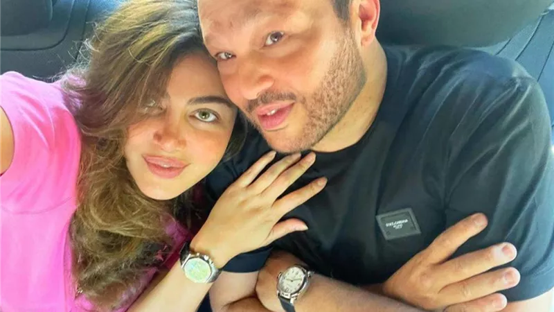 ريهام حجاج تتزحلق على الجليد برفقة زوجها .. صور