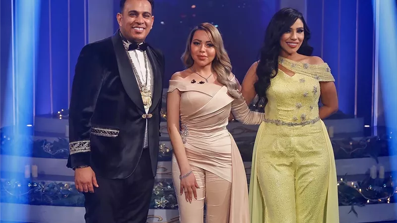 الليثي وأمينة ضيوف أسما إبراهيم في رأس السنة