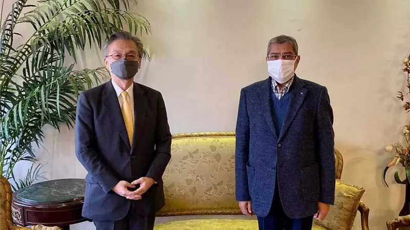 العربي للسفير الياباني: زيادة التبادل التجاري ضروري بعد الإصلاحات الاقتصادية الجديدة