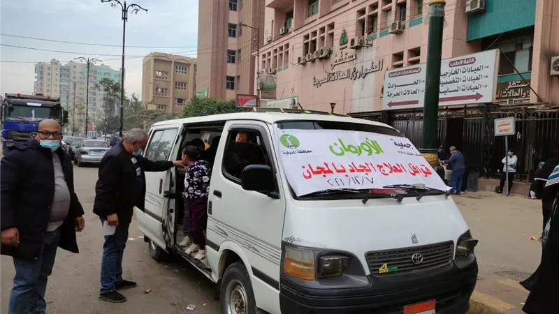 الكشف على 320 مريض بالمجان فى قوافل الاورمان العلاجية بالمنوفية