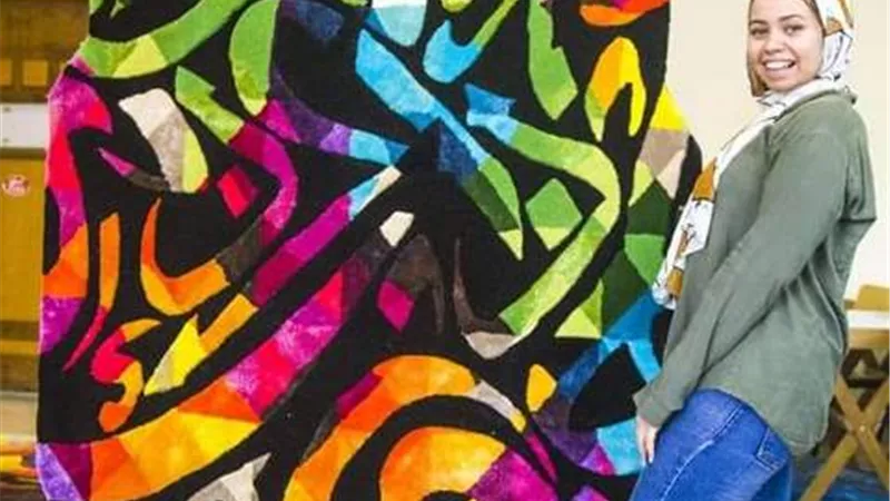 كلية الفنون التطبيقية بجامعة حلوان تحتفى بلغتنا العربية.. بالصور