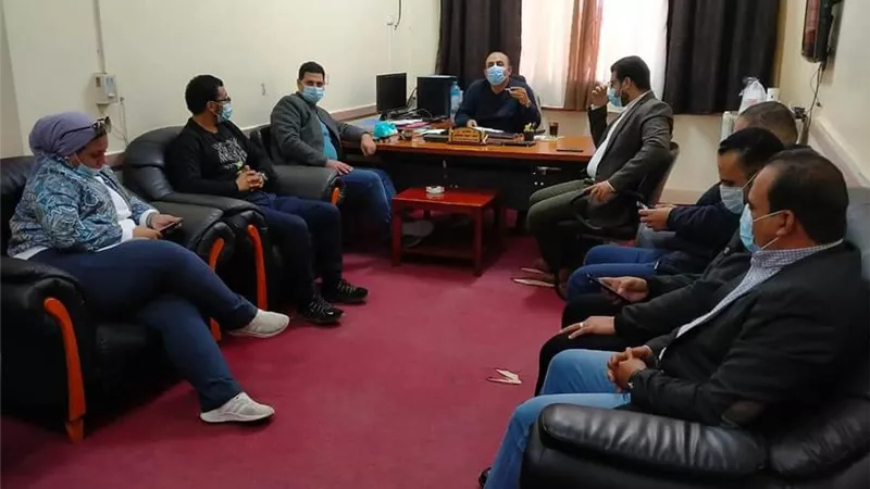 عقد الاجتماع الختامى لنشاط ادارة الطب الوقائى والتجهيز لاستقبال منتدى شباب العالم بمدينة شرم الشيخ
