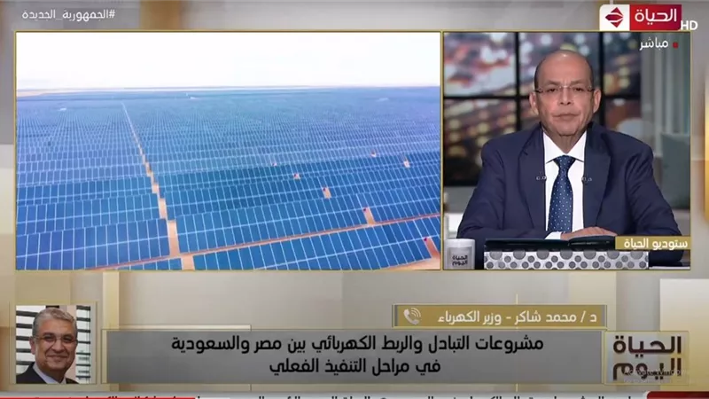 وزير الكهرباء يكشف عن مشروع جديد بطاقة أكبر مرة ونصف من السد العالي