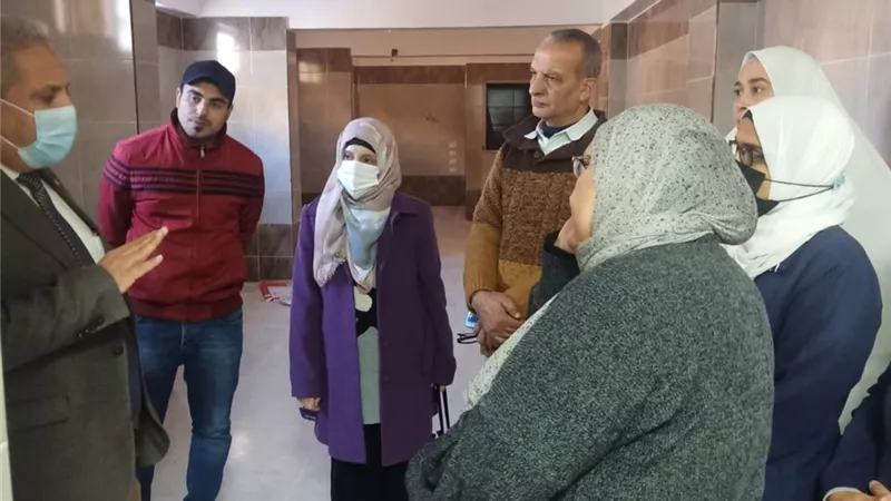 وكيل وزارة الصحة بمطروح يتفقد مستشفى الأطفال