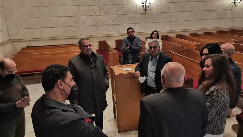 رئيس الإنجيلية يتفقد استعدادات 