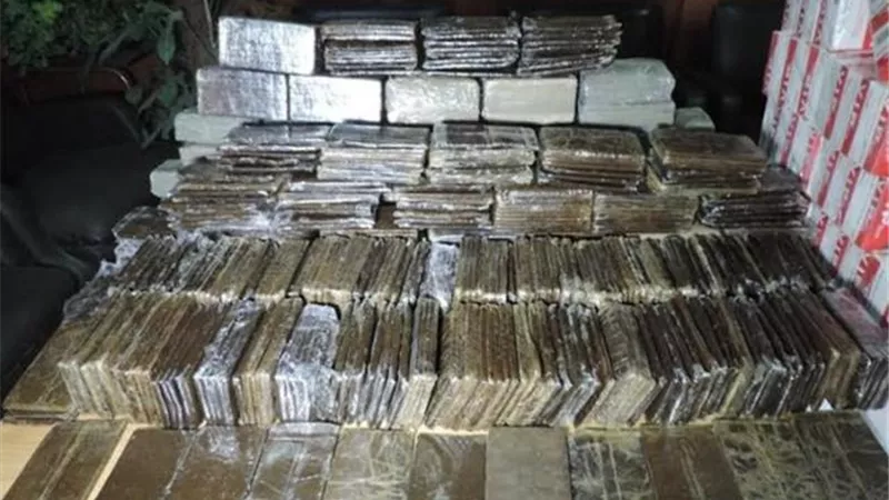 سقط وزميله بـ 100 طربة حشيش.. بمطروح