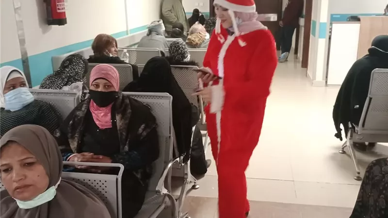 وفد من رعاية الشباب واتحاد الطلاب بجامعة الأقصر يزور مستشفى شفاء الأورمان