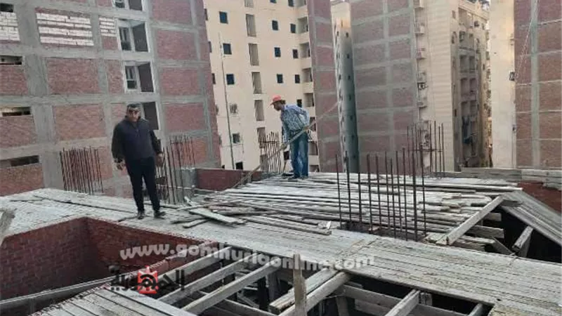 الأجهزة التنفيذية بالشرقية تتصدى لمحاولات البناء العشوائي بدون ترخيص وتطبيق القانون على المخالفين