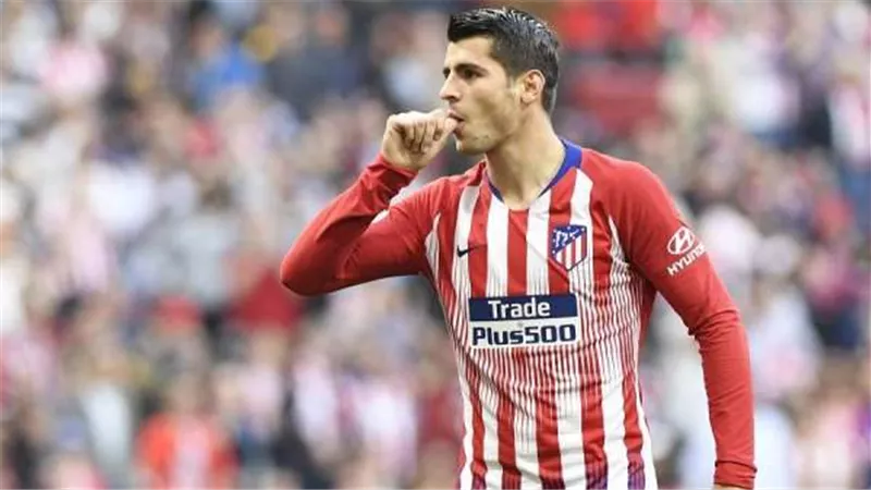 برشلونه يفاوض موراتا مهاجم أتلتيكو مدريد