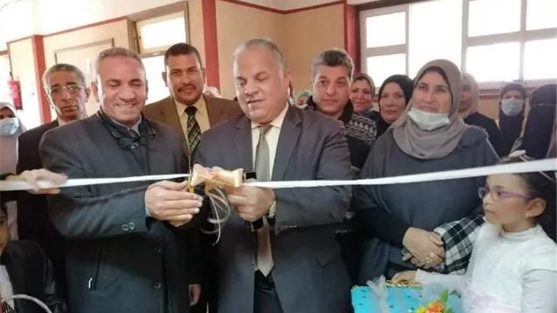 مدير تعليم دمياط يفتتح معرض الإقتصاد المنزلي بالمدينة الجديدة..صور