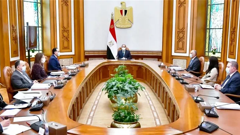 الرئيس يشدد على المتابعة الشخصية للمشروعات التنموية من قبل الوزراء