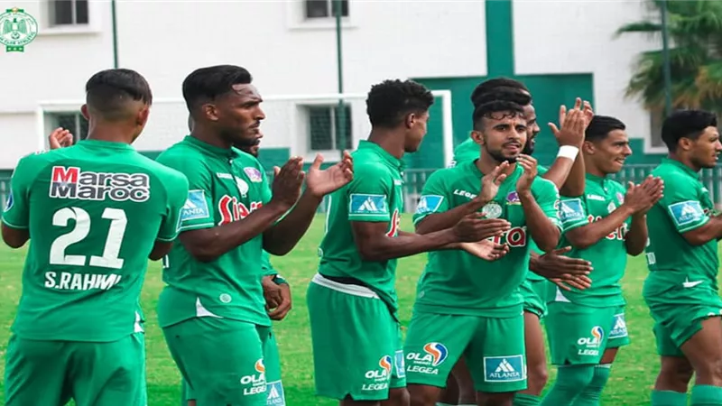 مدرب الرجاء المغربى بمتح الفريق راحة اسبوع من التدريبات