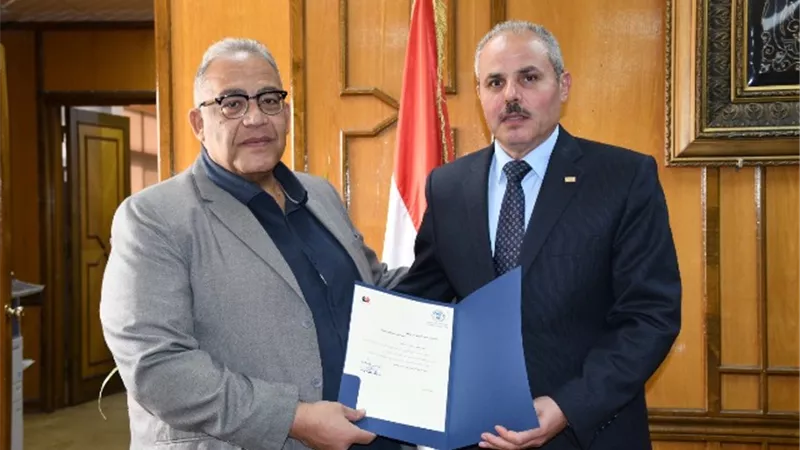 الدكتور ايمن جمعة مديراً لإعلام جامعة قناة السويس