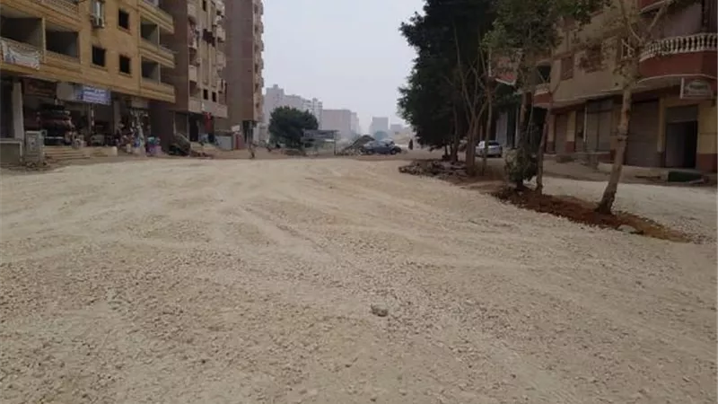 محافظة الجيزة: رصف شوارع عدن والبصرة وعثمان محرم والمقابر بأحياء العجوزة والعمرانية والوراق