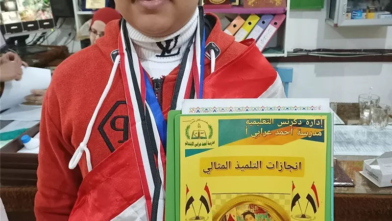 يوسف سماحة التلميذ المثالي بإدارة دكرنس التعليمية بالدقهلية