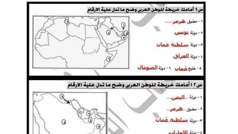 للحصول على 100%.. ازاى تعرف تحل الخرائط فى الجغرافيا للصف الثانى الاعدادى