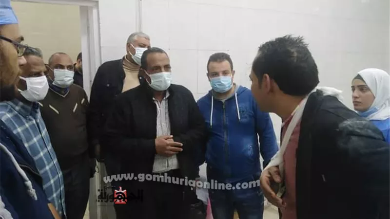 متابعة حالة المصابين في حادث انقلاب اتوبيس طريق الجلالة بالسويس