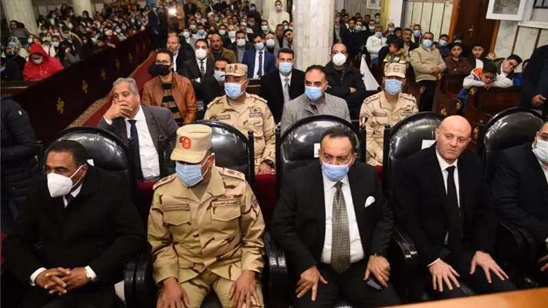 شعيب يهنئ أقباط مطروح بعيد الميلاد المجيد